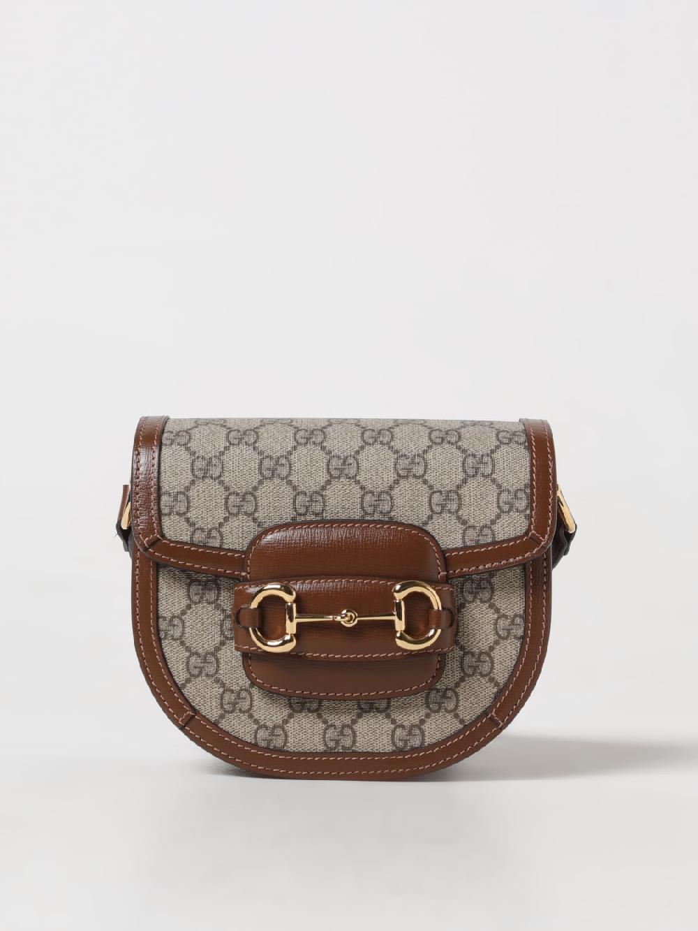 Giglio Borsa Horsebit 1955 Gucci in tessuto GG Supreme