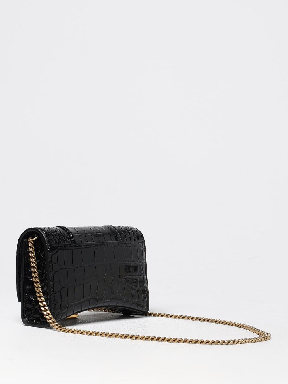 Giglio Borsa Hour Wallet Balenciaga In Pelle Stampa Cocco