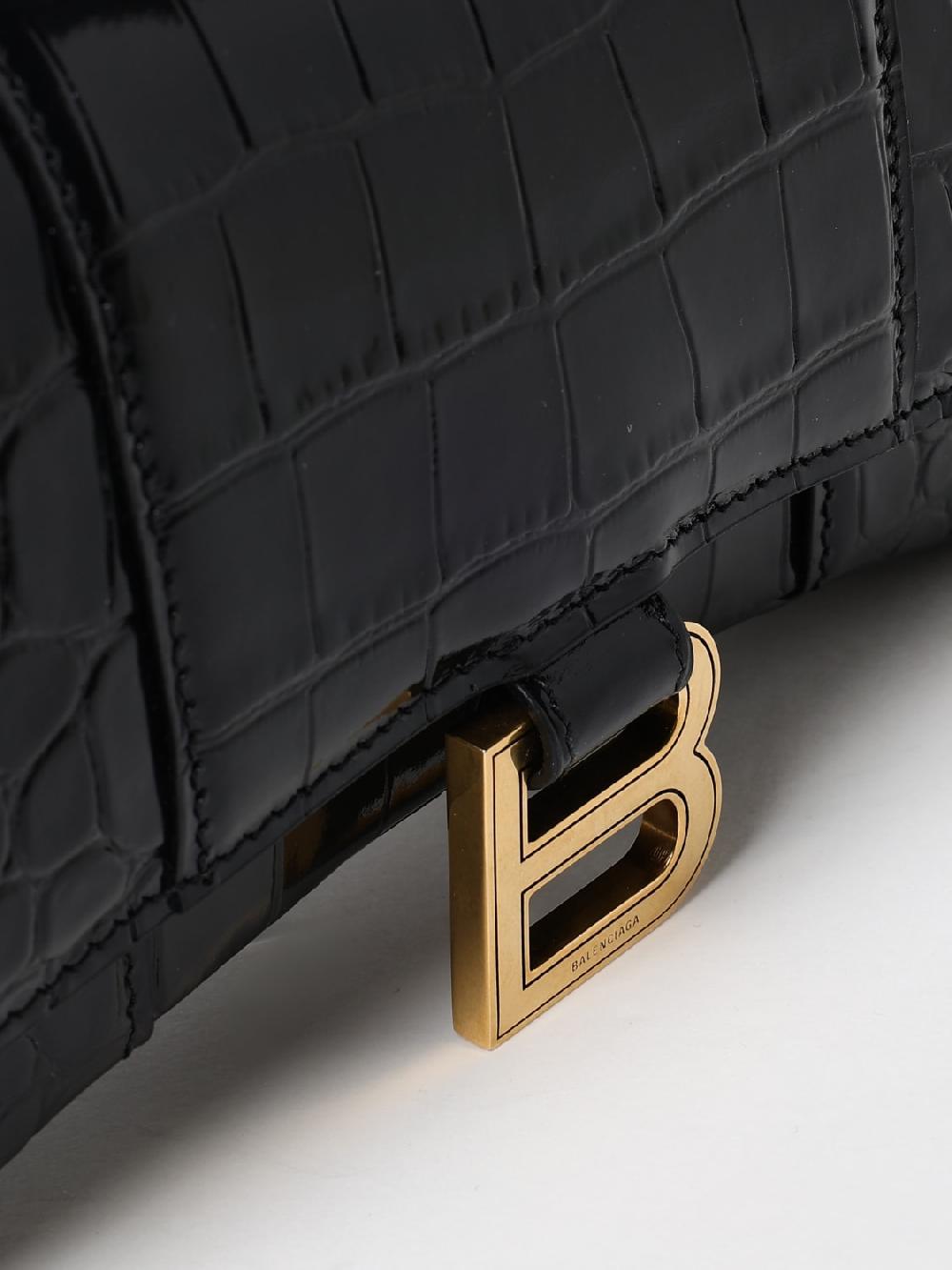 Giglio Borsa Hour Wallet Balenciaga In Pelle Stampa Cocco