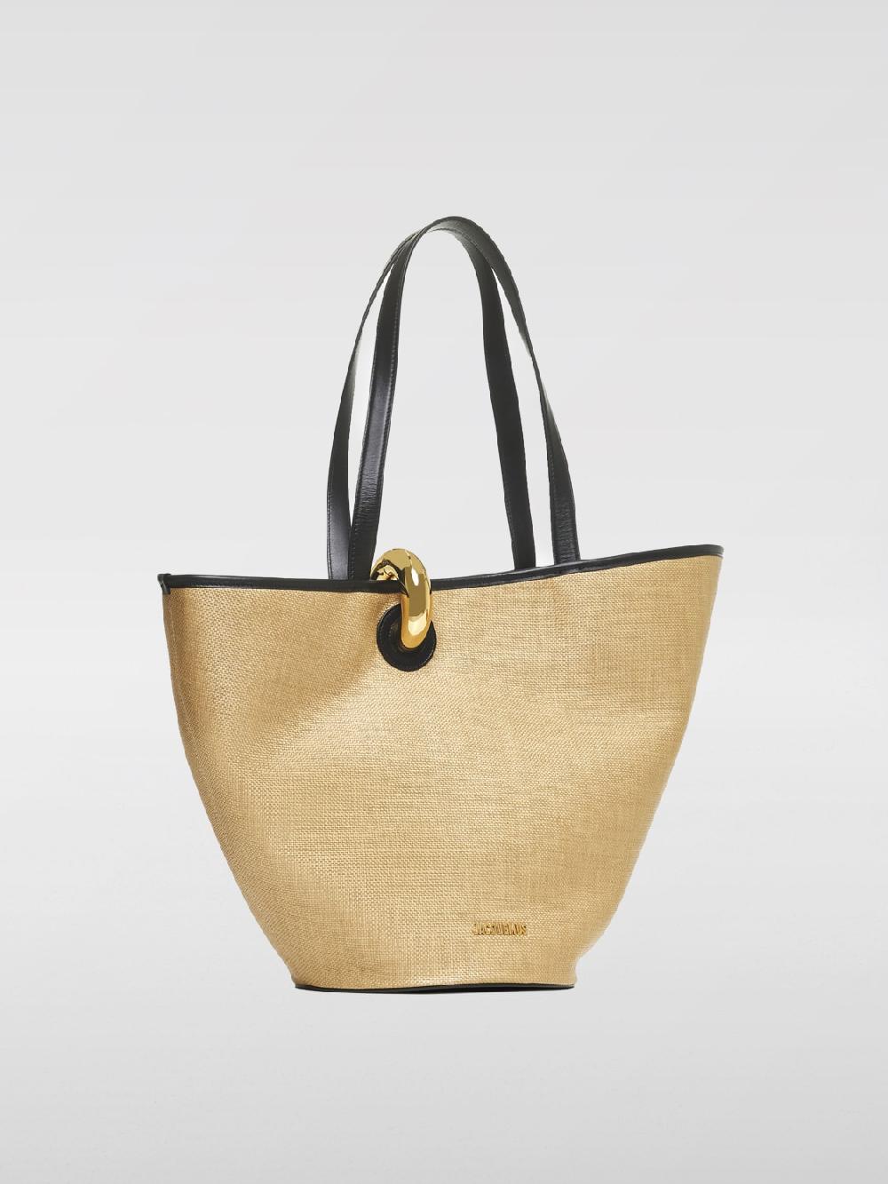 Giglio Borsa Il Bambinou Jacquemus in tessuto e pelle