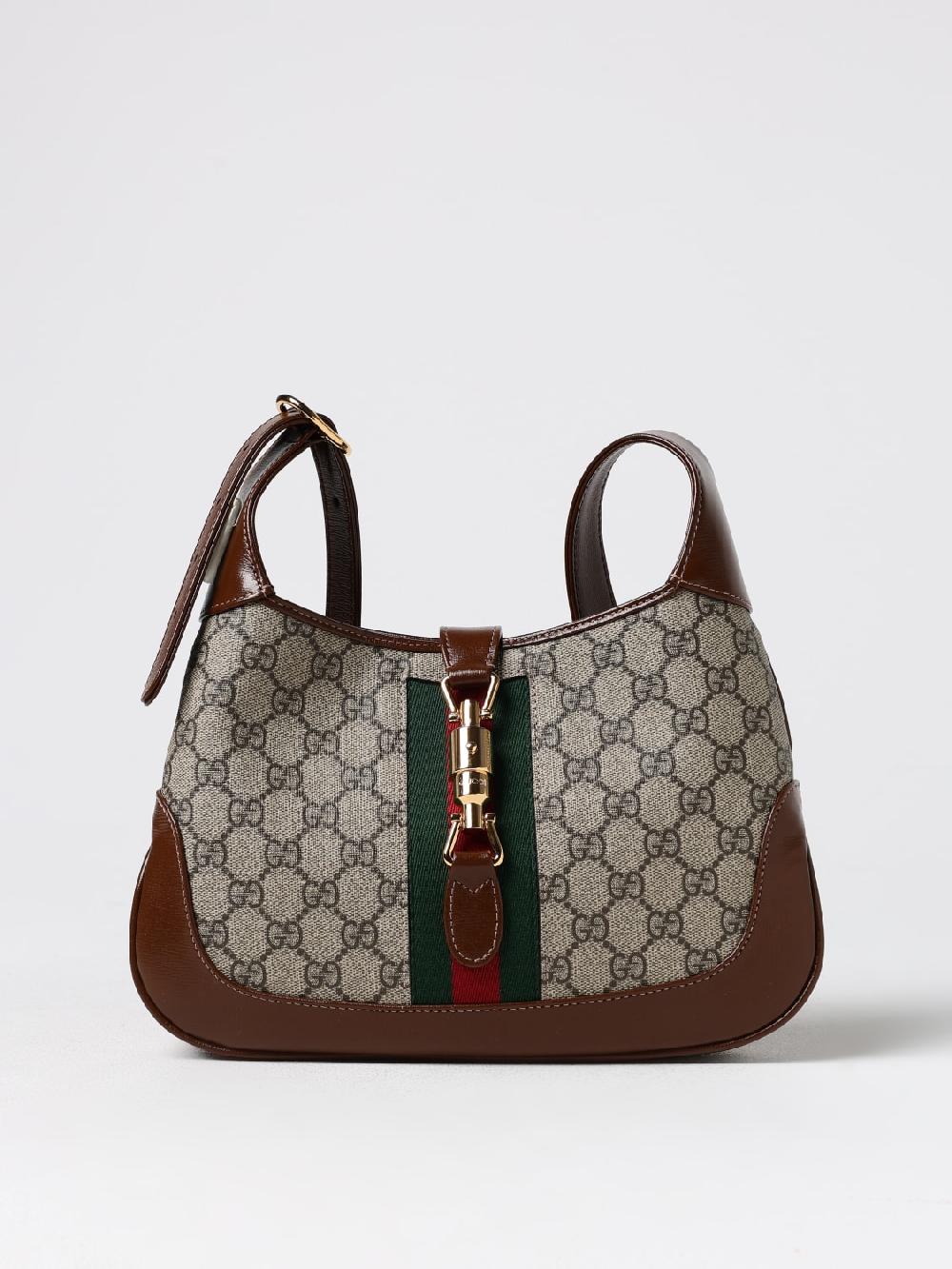Giglio Borsa Jackie 1961 Gucci in tessuto GG Supreme e cotone spalmato