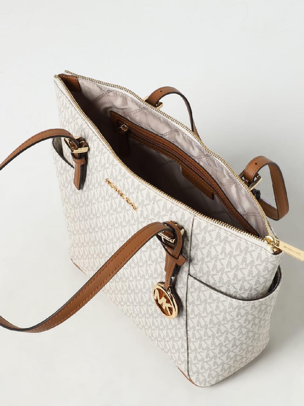 Giglio Borsa Jet Set Michael Kors In Cotone Spalmato