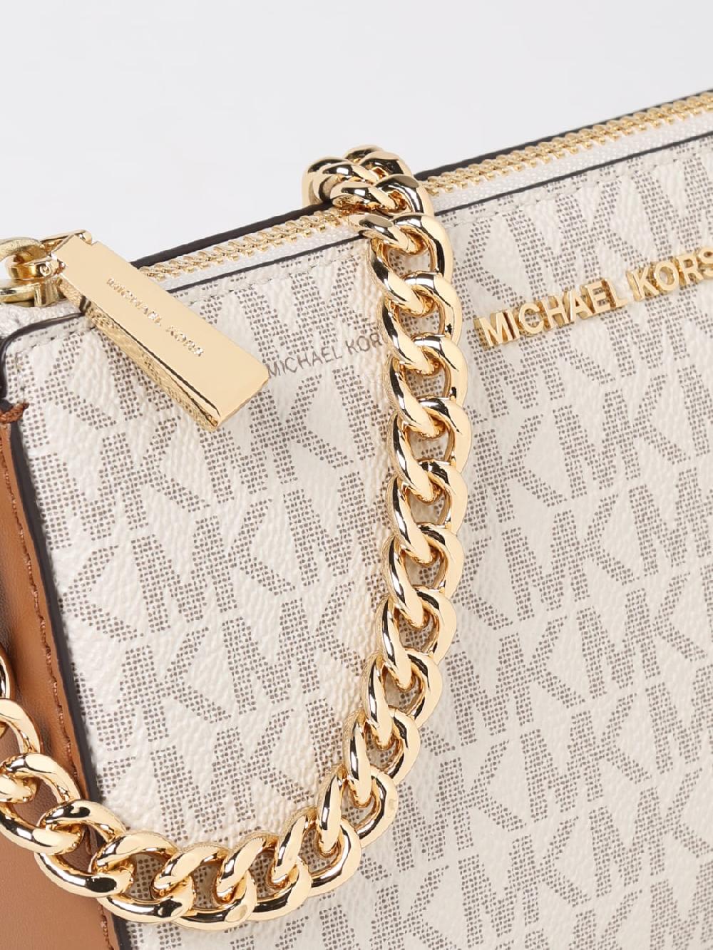 Giglio Borsa Jet Set Michael Kors In Pelle Sintetica Con Logo