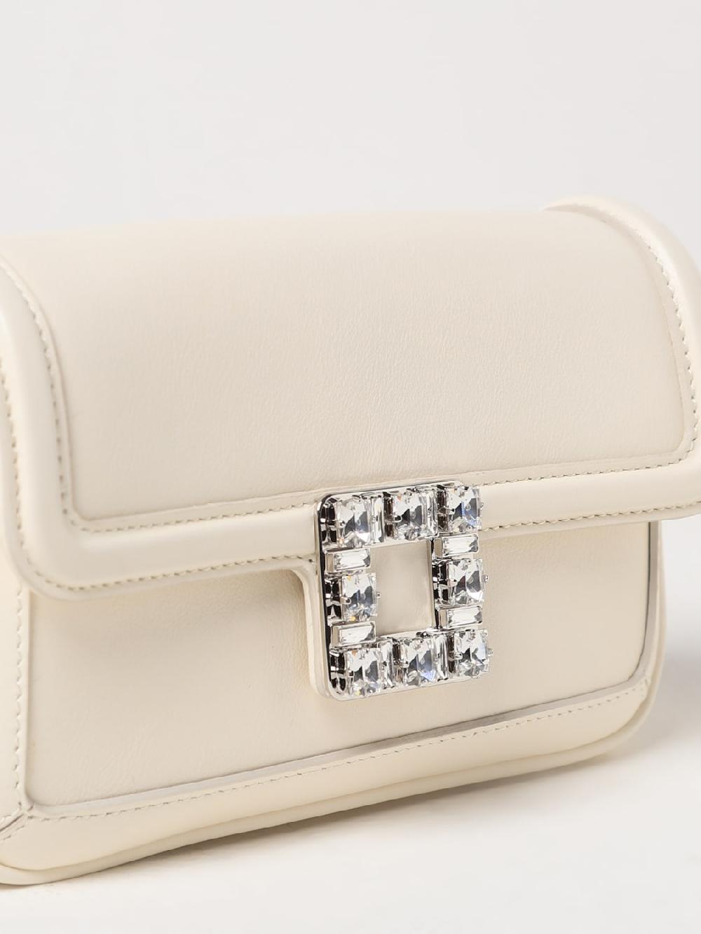Giglio Borsa Jeu De Fille Roger Vivier In Pelle Con Fibbia Gioiello