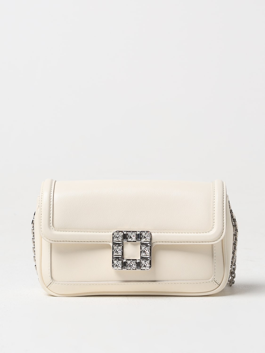 Giglio Borsa Jeu De Fille Roger Vivier in pelle con fibbia gioiello
