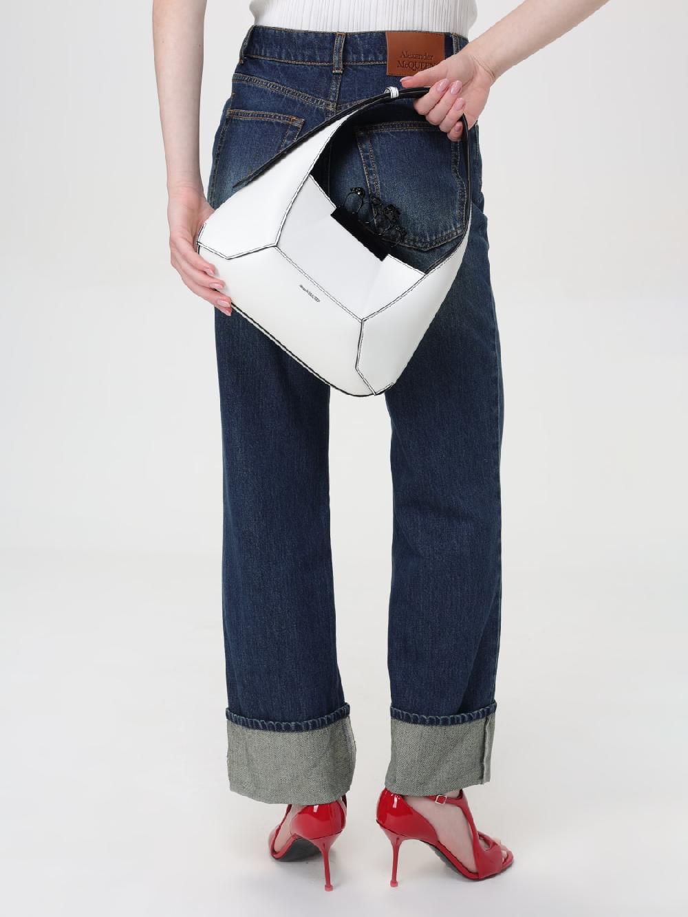 Giglio Borsa Jewelled Hobo Alexander McQueen In Pelle
