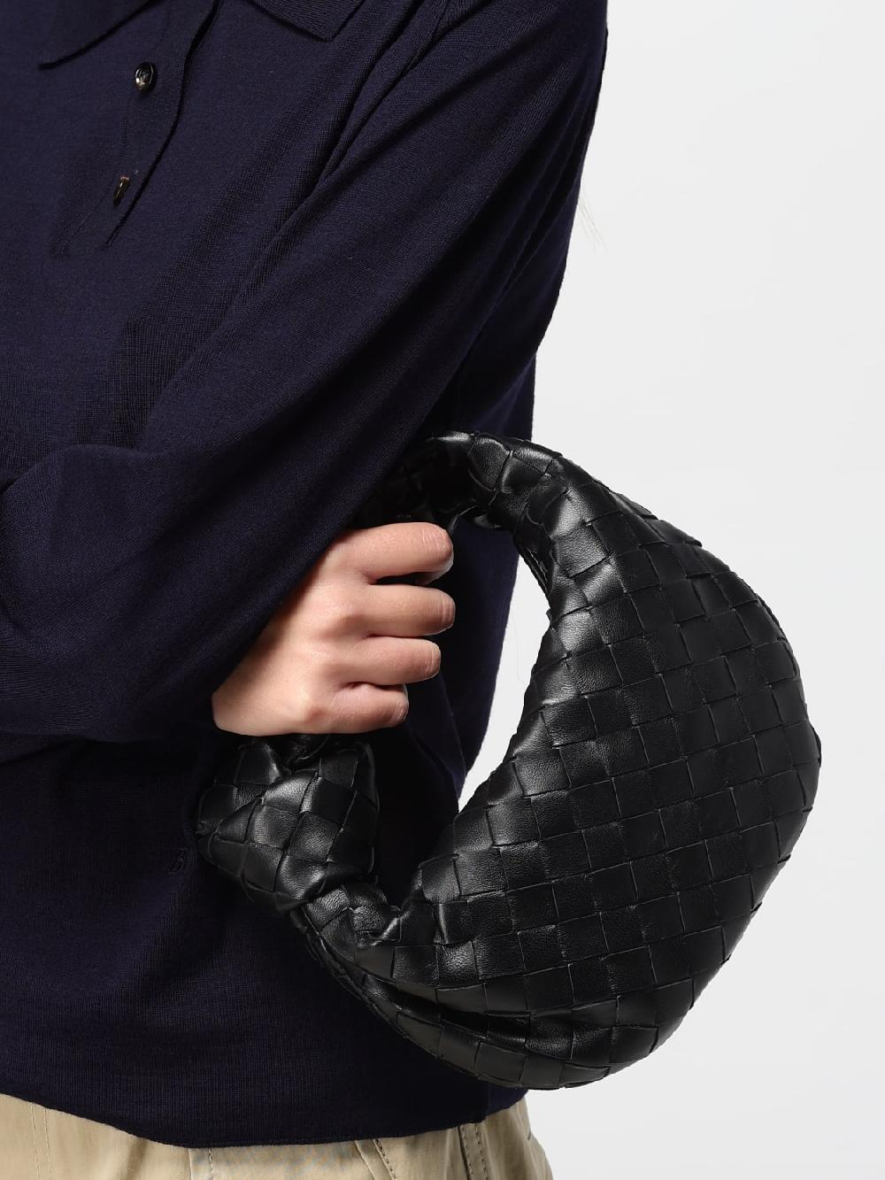 Giglio Borsa Jodie Mini Bottega Veneta In Nappa Intrecciata
