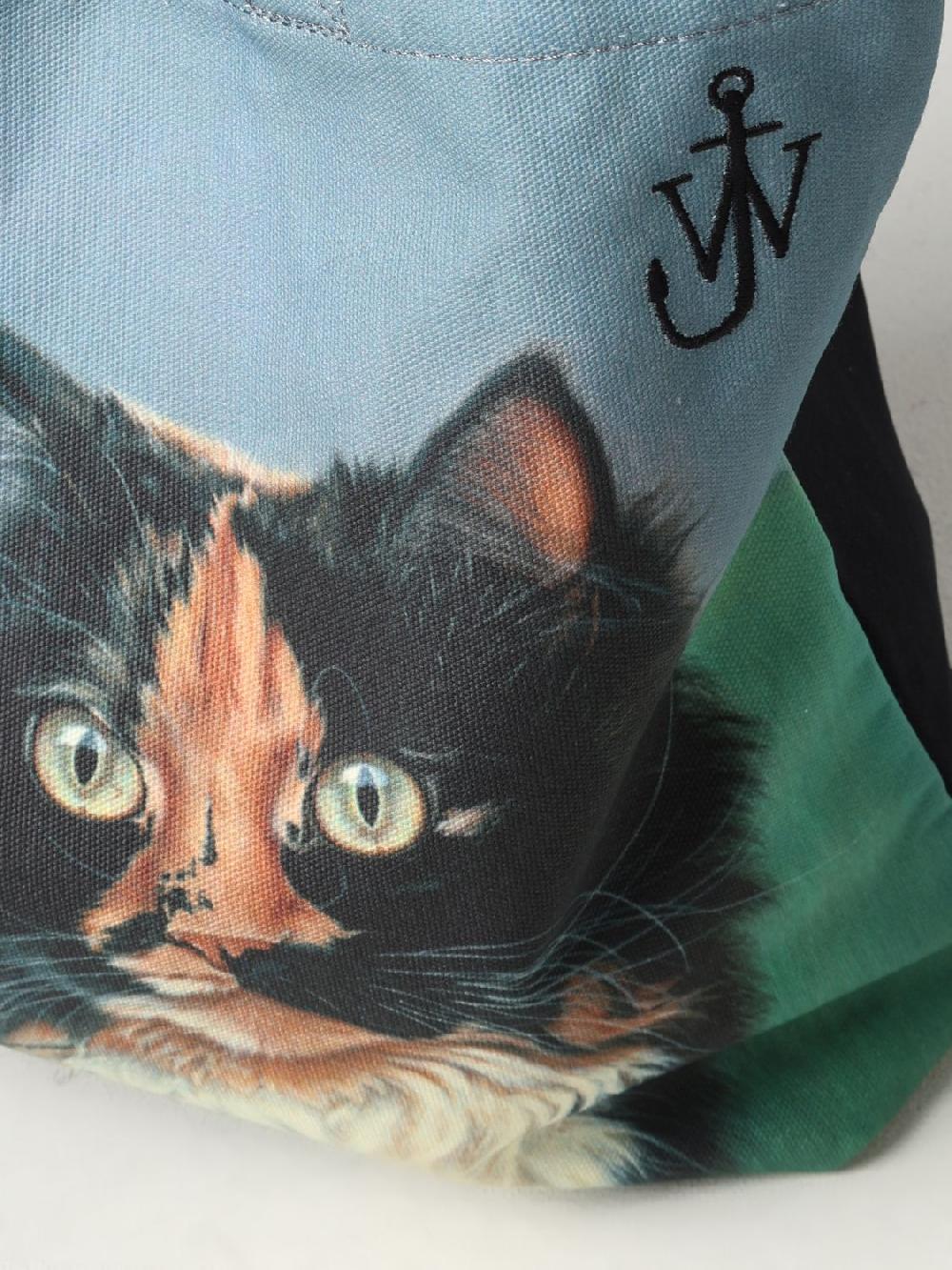 Giglio Borsa JW Anderson In Canvas Di Cotone Con Stampa
