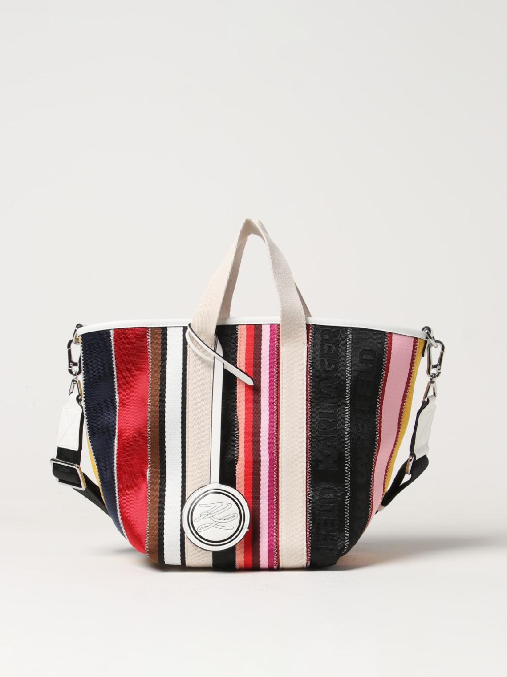 Giglio Borsa Karl Lagerfeld in misto cotone jacquard