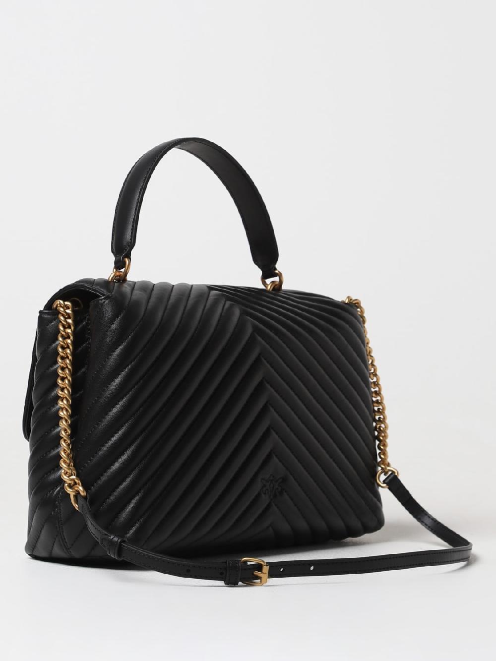 Giglio Borsa Lady Puff Pinko In Nappa Trapuntata Chevron