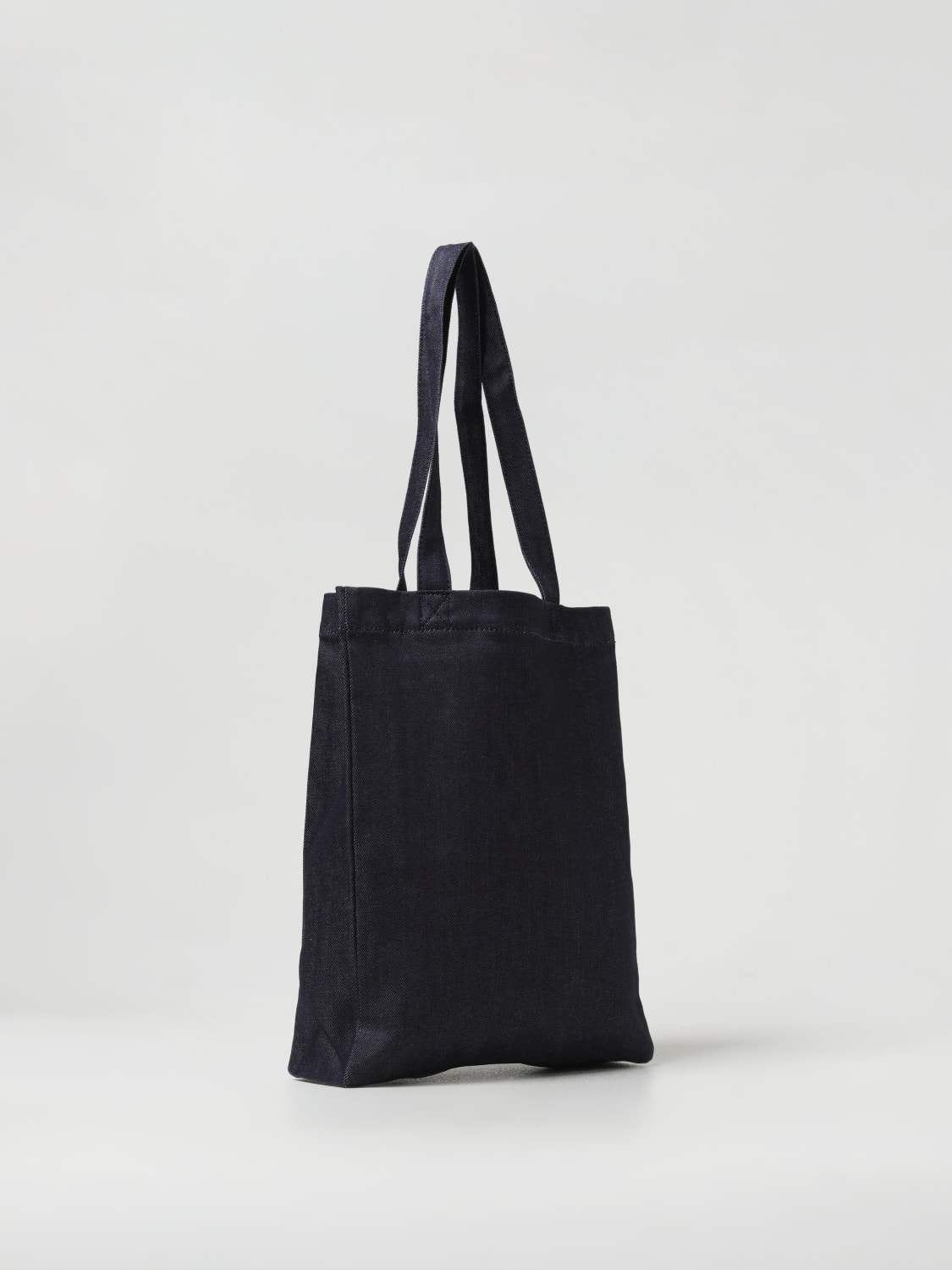 Giglio Borsa Laure A.P.C. In Denim Con Logo Stampato