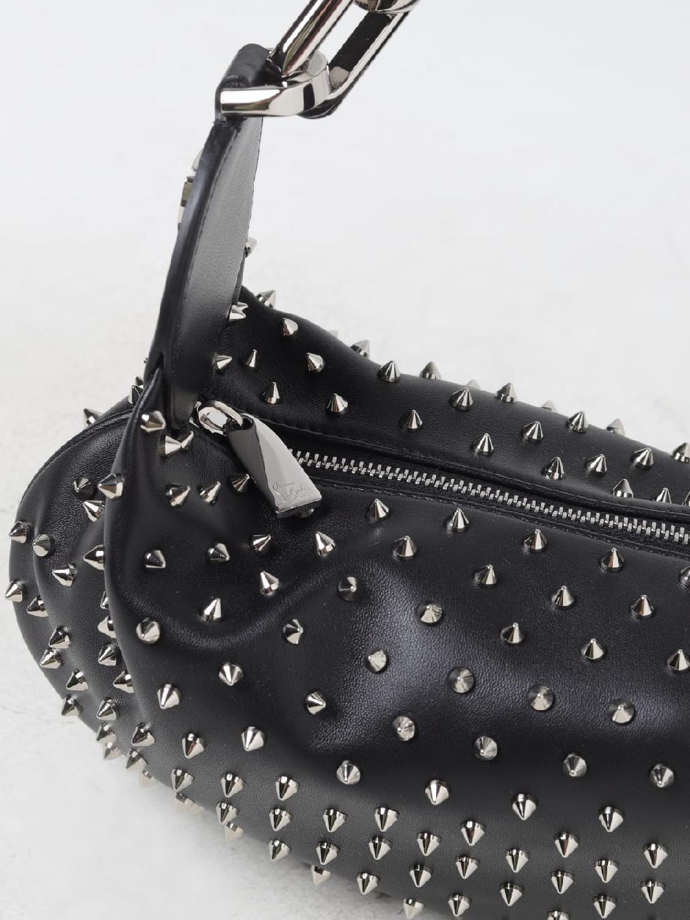 Giglio Borsa Le 54 Christian Louboutin In Nappa Con Borchie