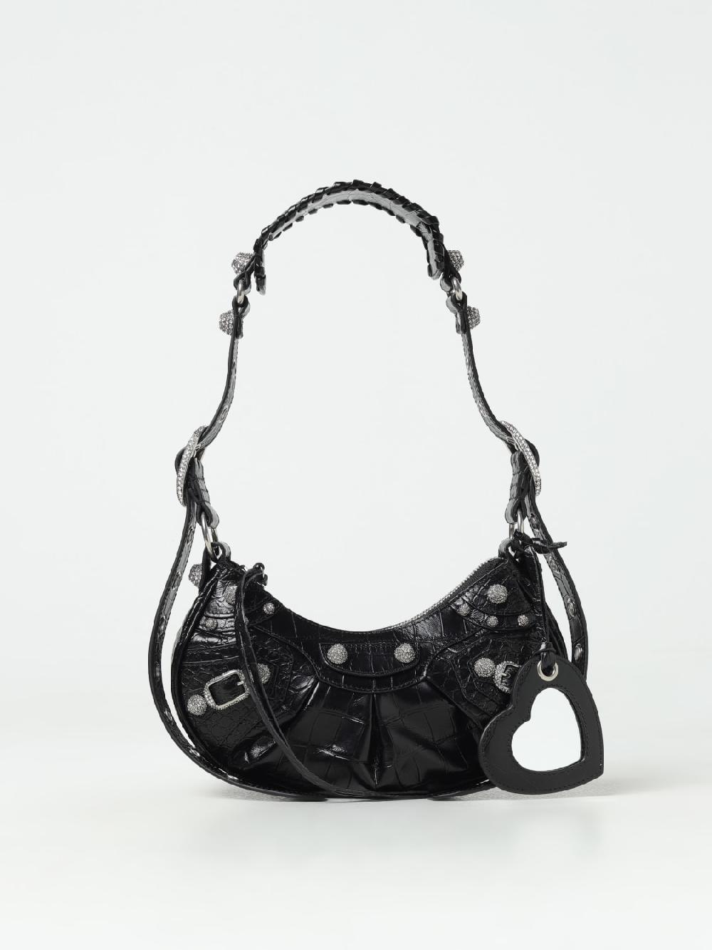 Giglio Borsa Le Cagole Balenciaga in pelle stampa cocco