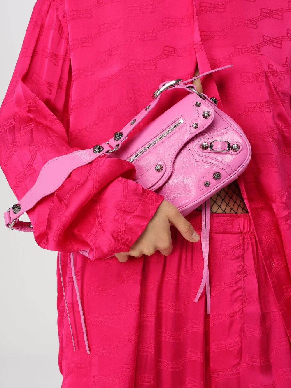 Giglio Borsa Le Cagole Sling Balenciaga In Pelle Arena