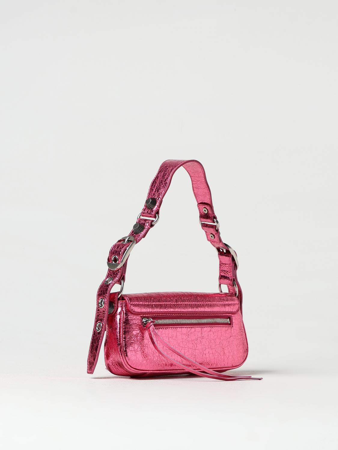 Giglio Borsa Le Cagole XS Balenciaga In Pelle Cracklè