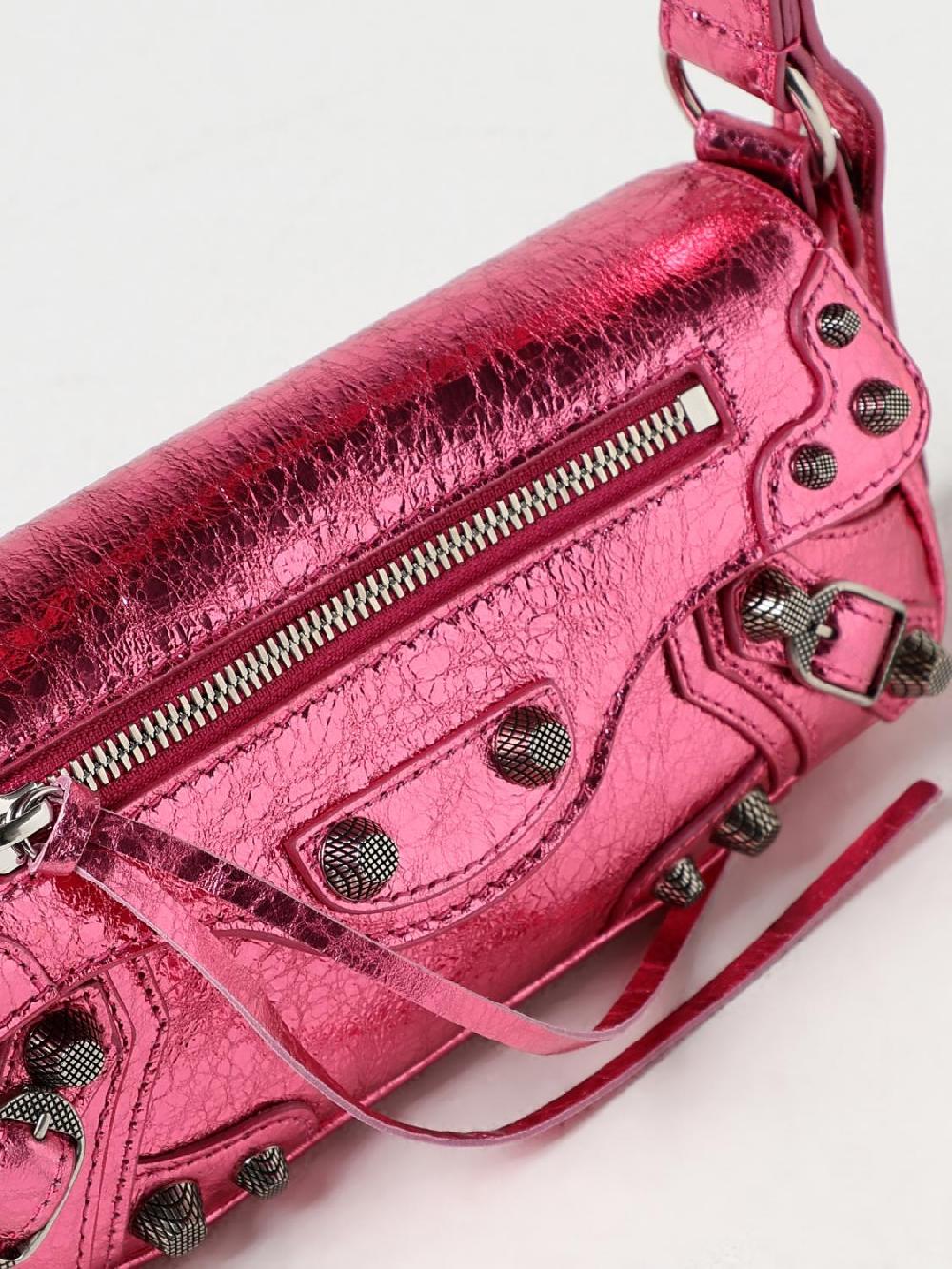 Giglio Borsa Le Cagole XS Balenciaga In Pelle Cracklè