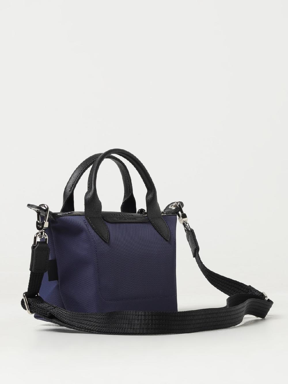 Giglio Borsa Le Pliage Energy XS Longchamp In Nylon Riciclato E Pelle A Grana
