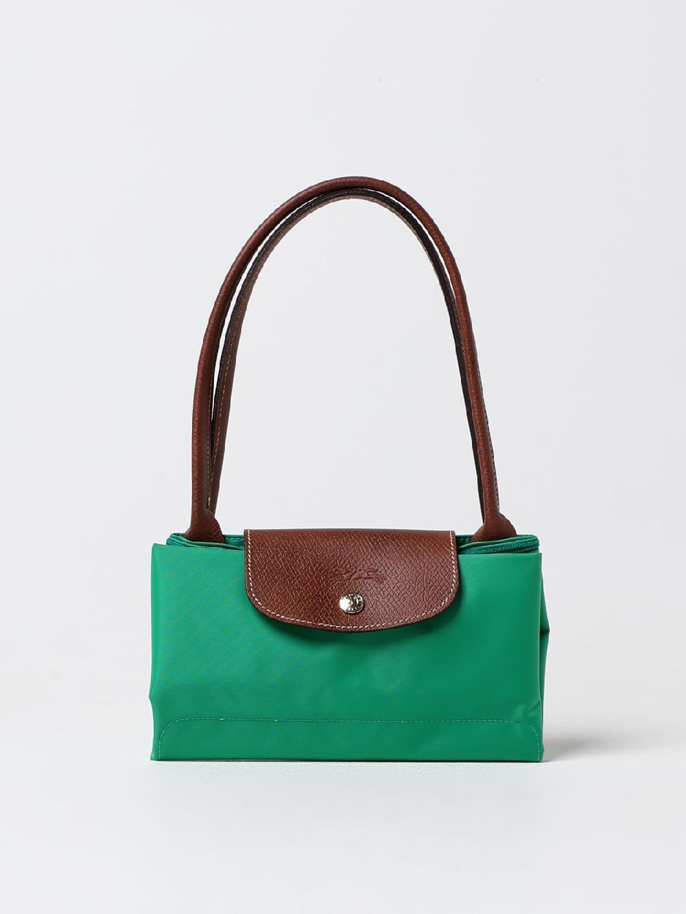 Giglio Borsa Le Pliage Longchamp In Nylon E Pelle A Grana