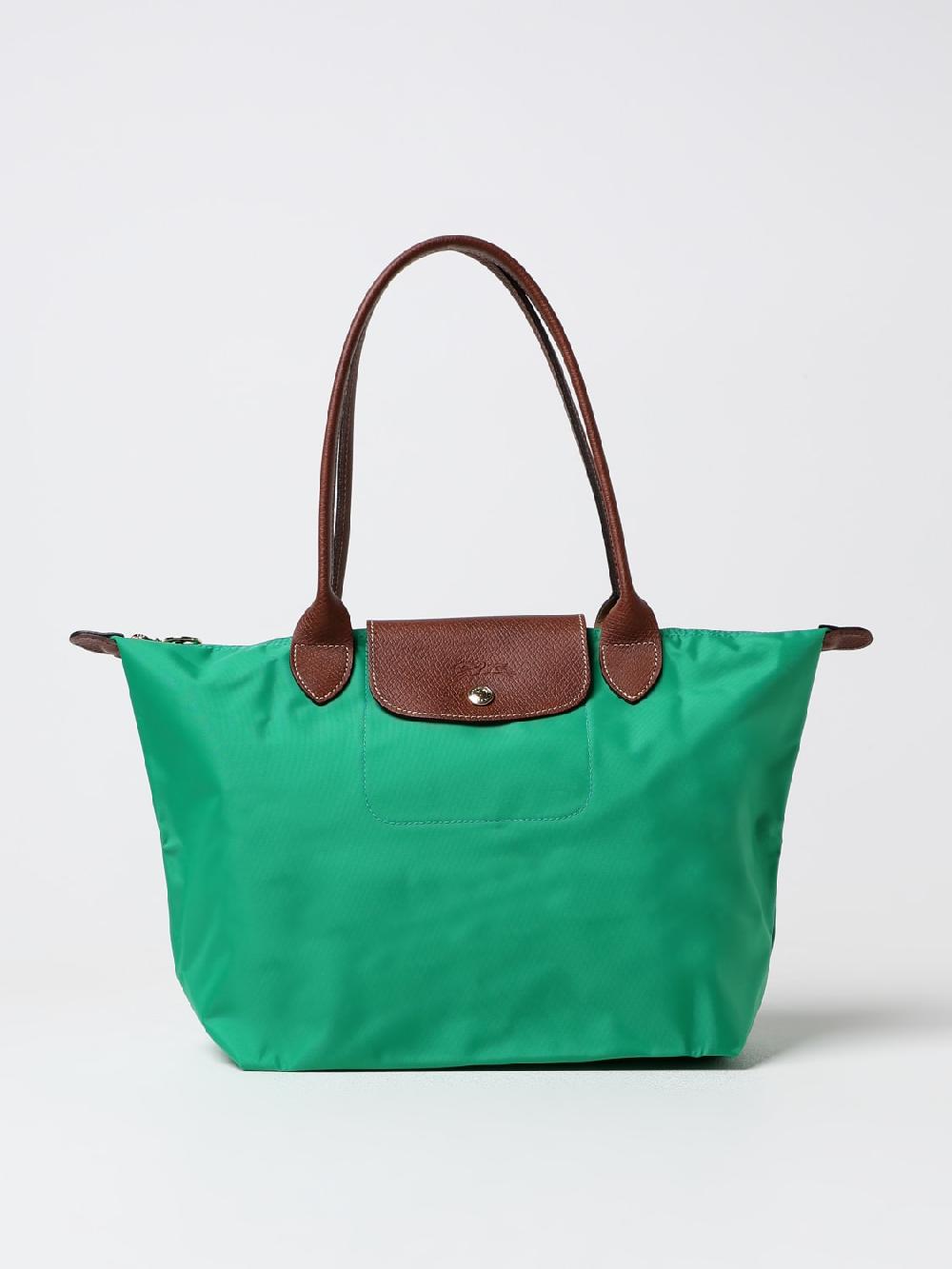 Giglio Borsa Le Pliage Longchamp in nylon e pelle a grana