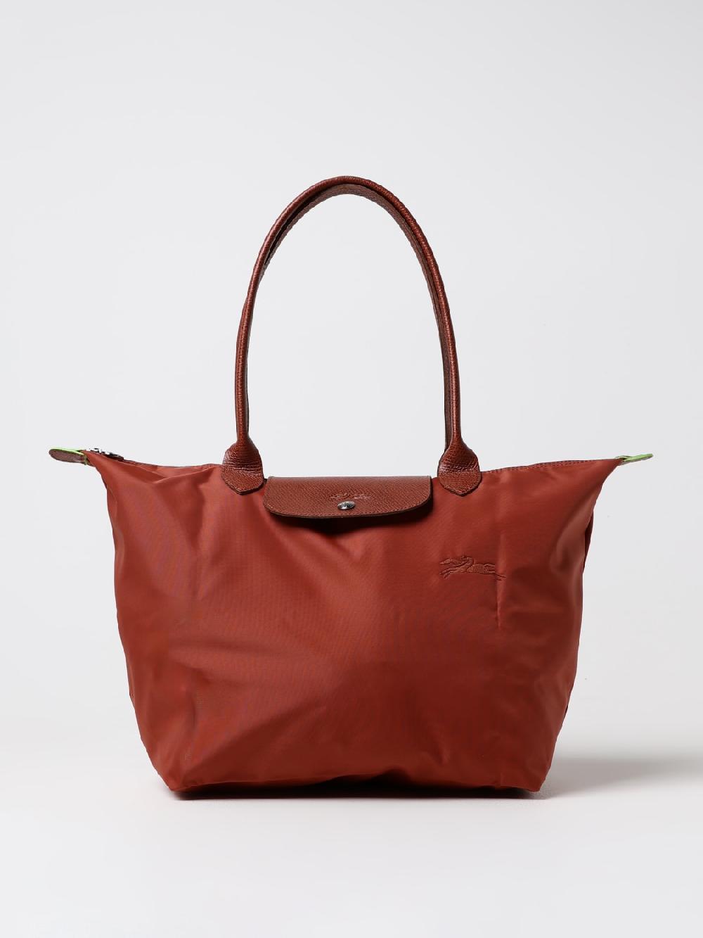 Giglio Borsa Le Pliage Longchamp in nylon riciclato e pelle