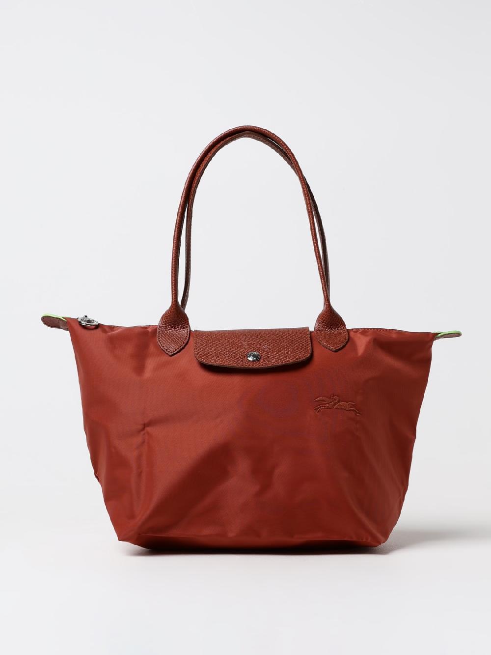 Giglio Borsa Le Pliage Longchamp in nylon riciclato e pelle