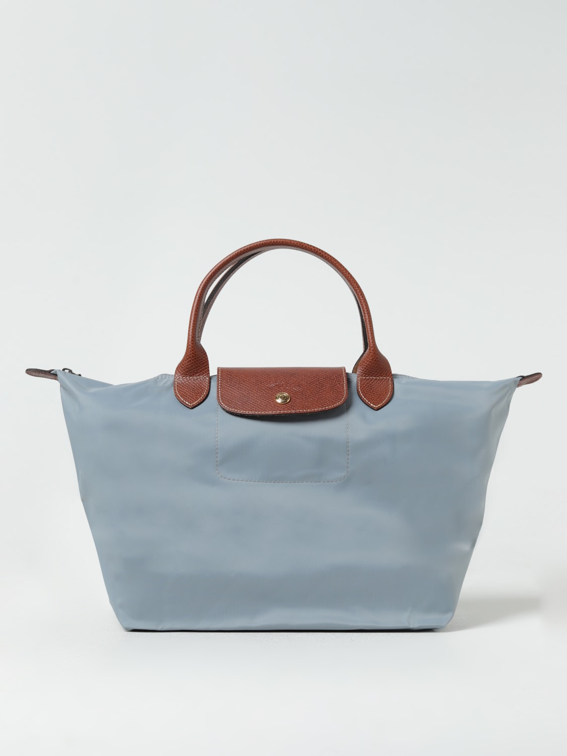 Giglio Borsa Le Pliage Longchamp in nylon riciclato e pelle