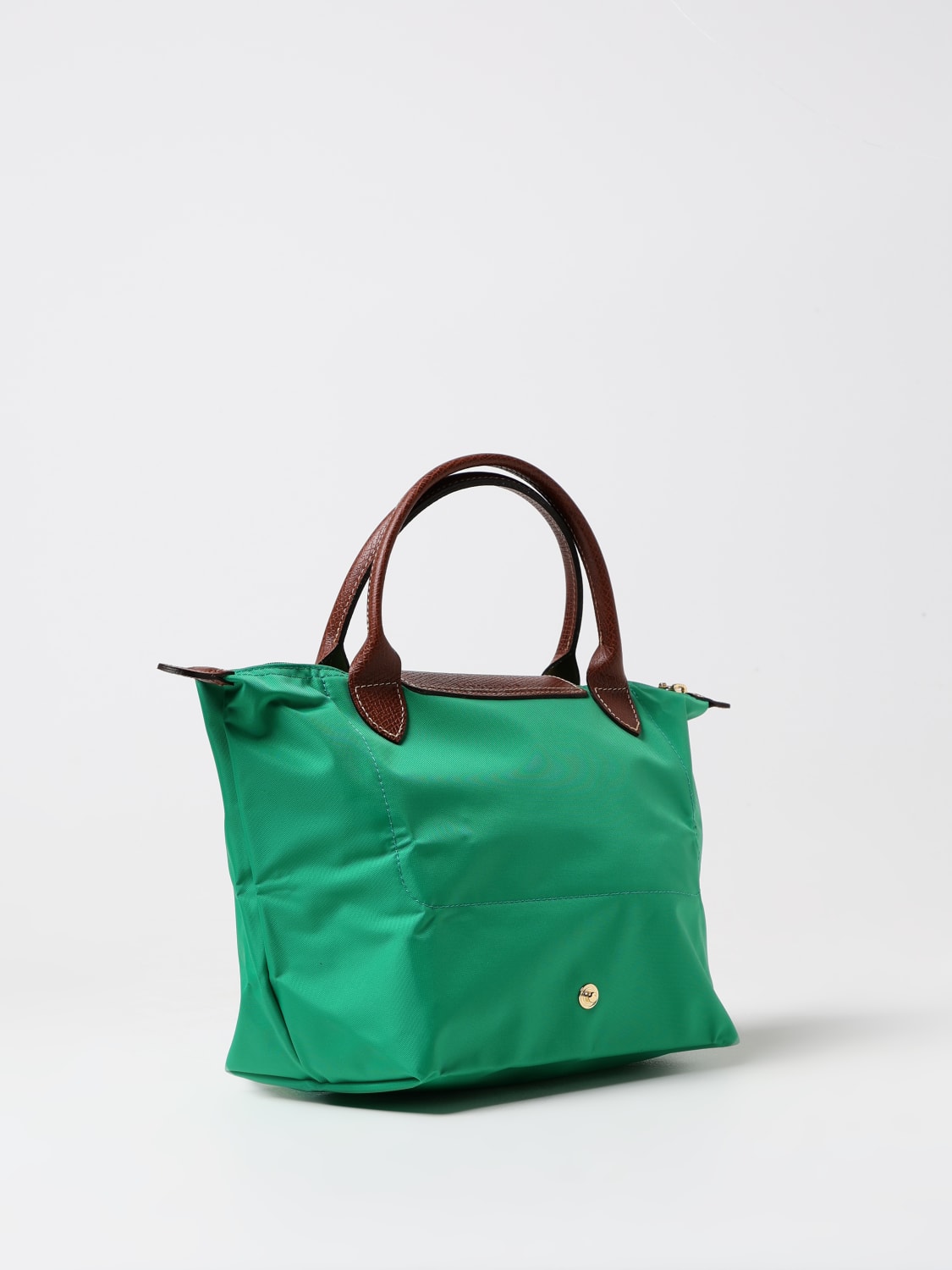 Giglio Borsa Le Pliage Original S Longchamp In Nylon E Pelle A Grana