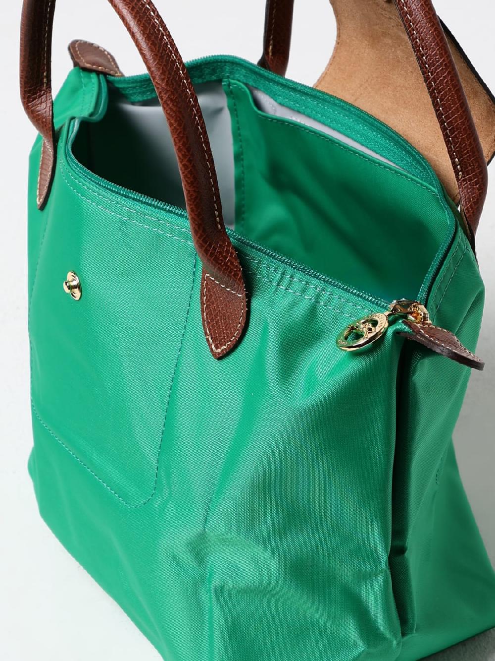 Giglio Borsa Le Pliage Original S Longchamp In Nylon E Pelle A Grana