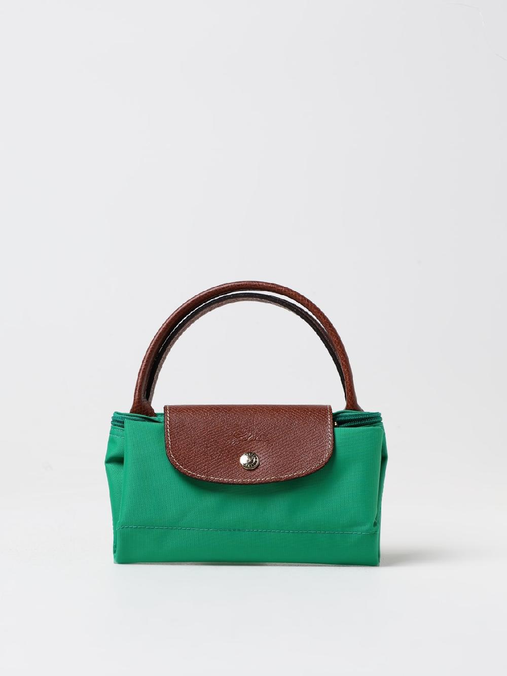 Giglio Borsa Le Pliage Original S Longchamp In Nylon E Pelle A Grana