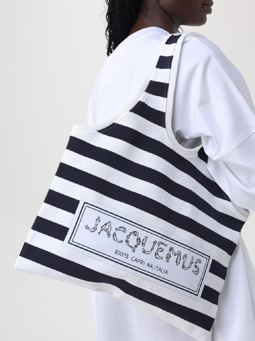 Giglio Borsa Le Sac Marcel Jacquemus In Viscosa A Righe