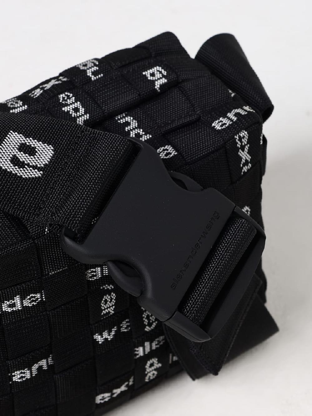 Giglio Borsa Linux Alexander Wang In Nylon Intrecciato Con Logo Jacquard