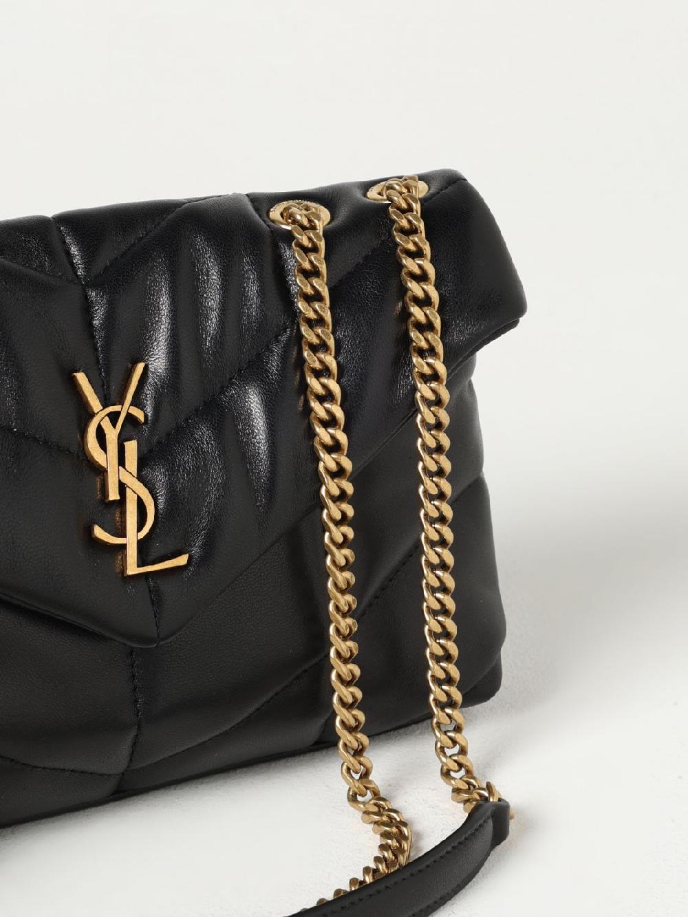 Giglio Borsa Lou Lou Puffer Toy Saint Laurent In Nappa Trapuntata