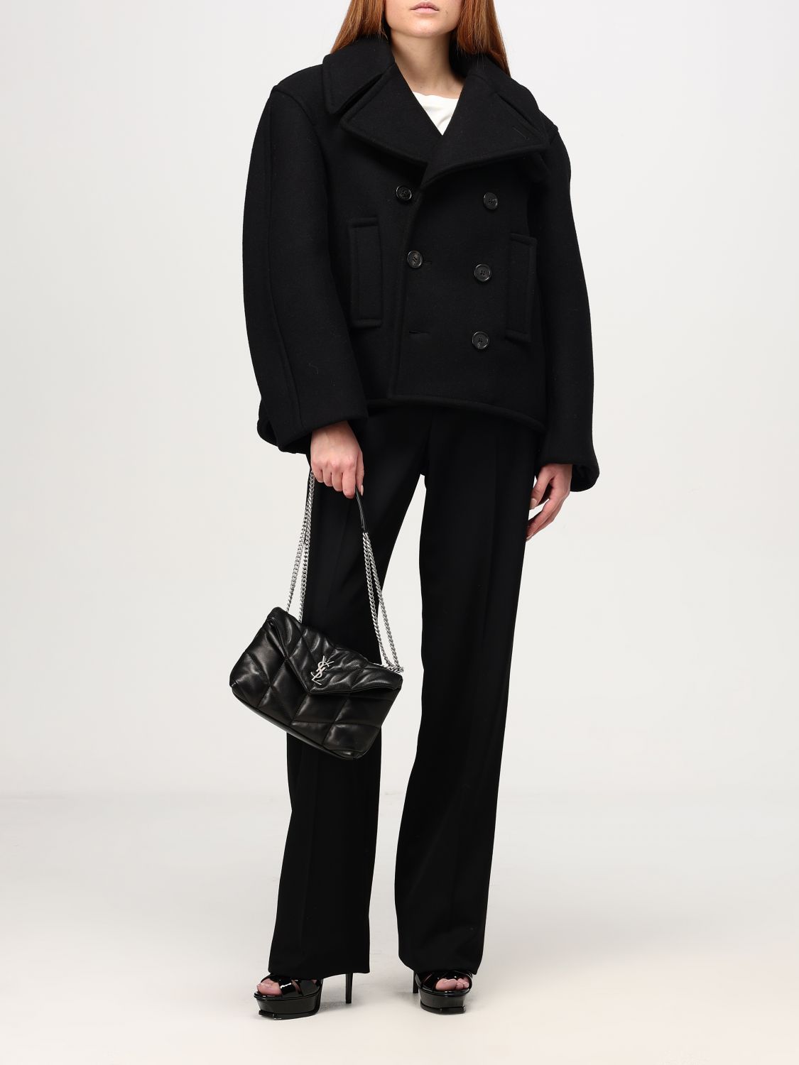Giglio Borsa Lou Lou Puffer Toy Saint Laurent In Nappa Trapuntata