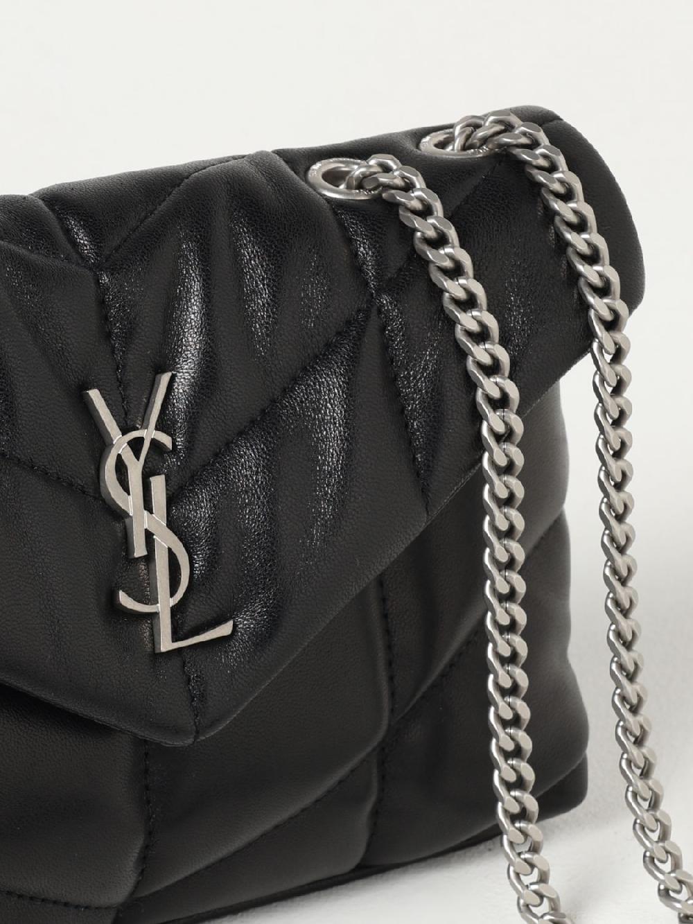 Giglio Borsa Lou Lou Puffer Toy Saint Laurent In Nappa Trapuntata