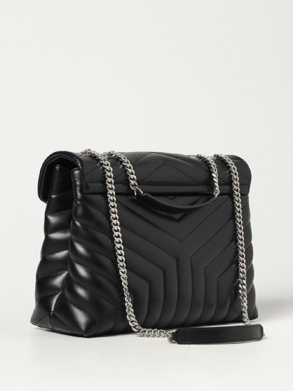 Giglio Borsa LouLou Saint Laurent In Pelle Trapuntata