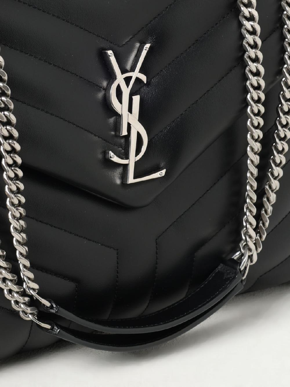 Giglio Borsa LouLou Saint Laurent In Pelle Trapuntata