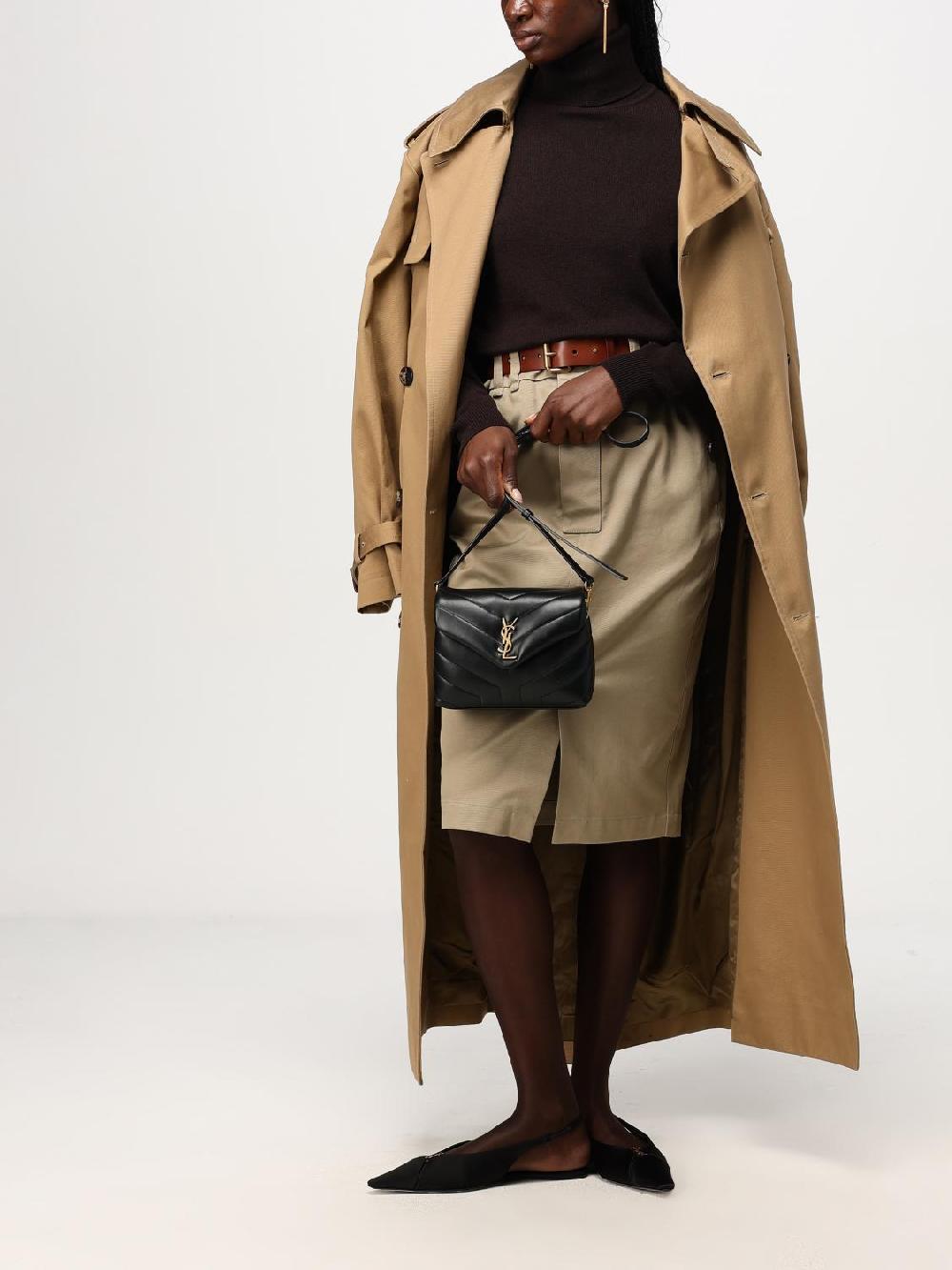 Giglio Borsa Loulou Toy Saint Laurent In Pelle Chevron