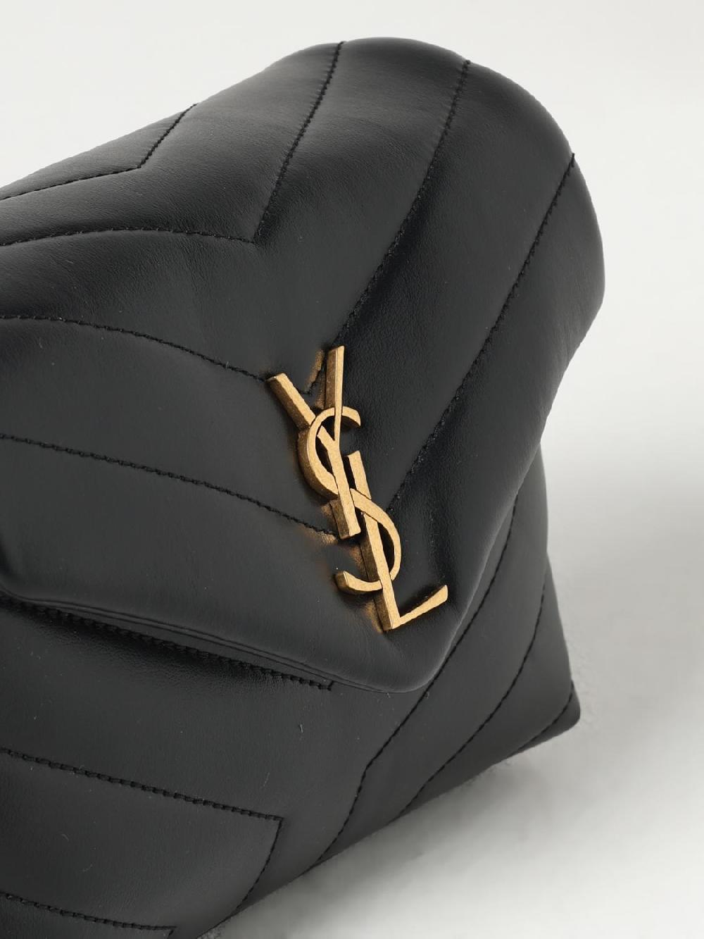 Giglio Borsa Loulou Toy Saint Laurent In Pelle Chevron