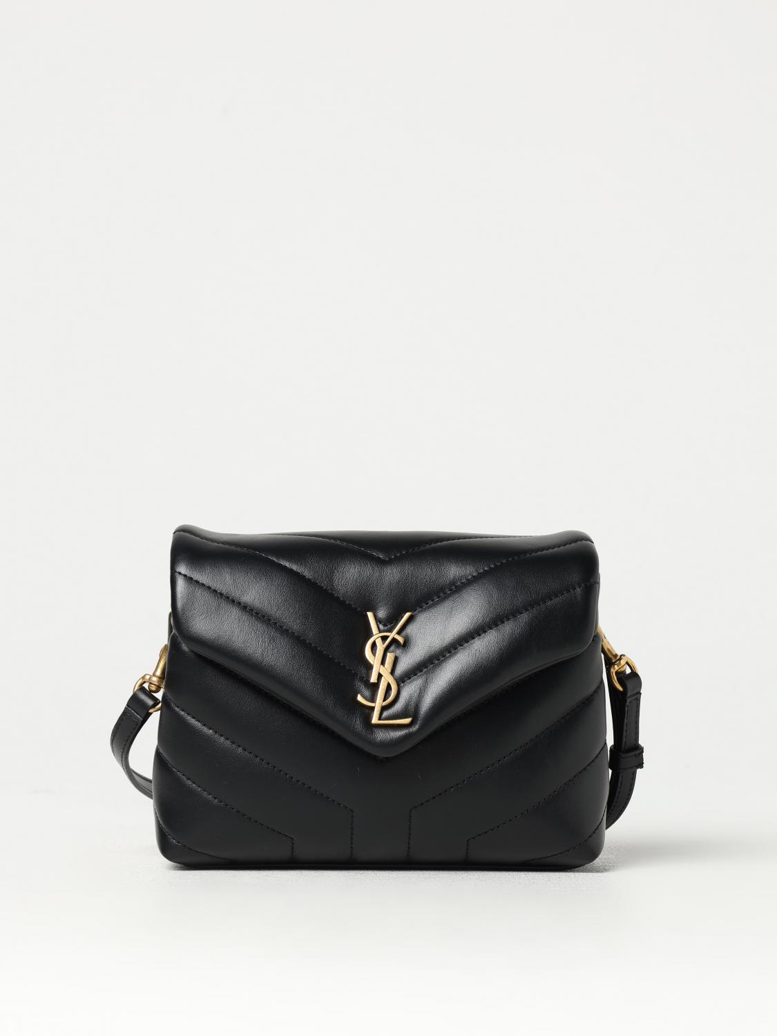 Giglio Borsa Loulou Toy Saint Laurent in pelle chevron