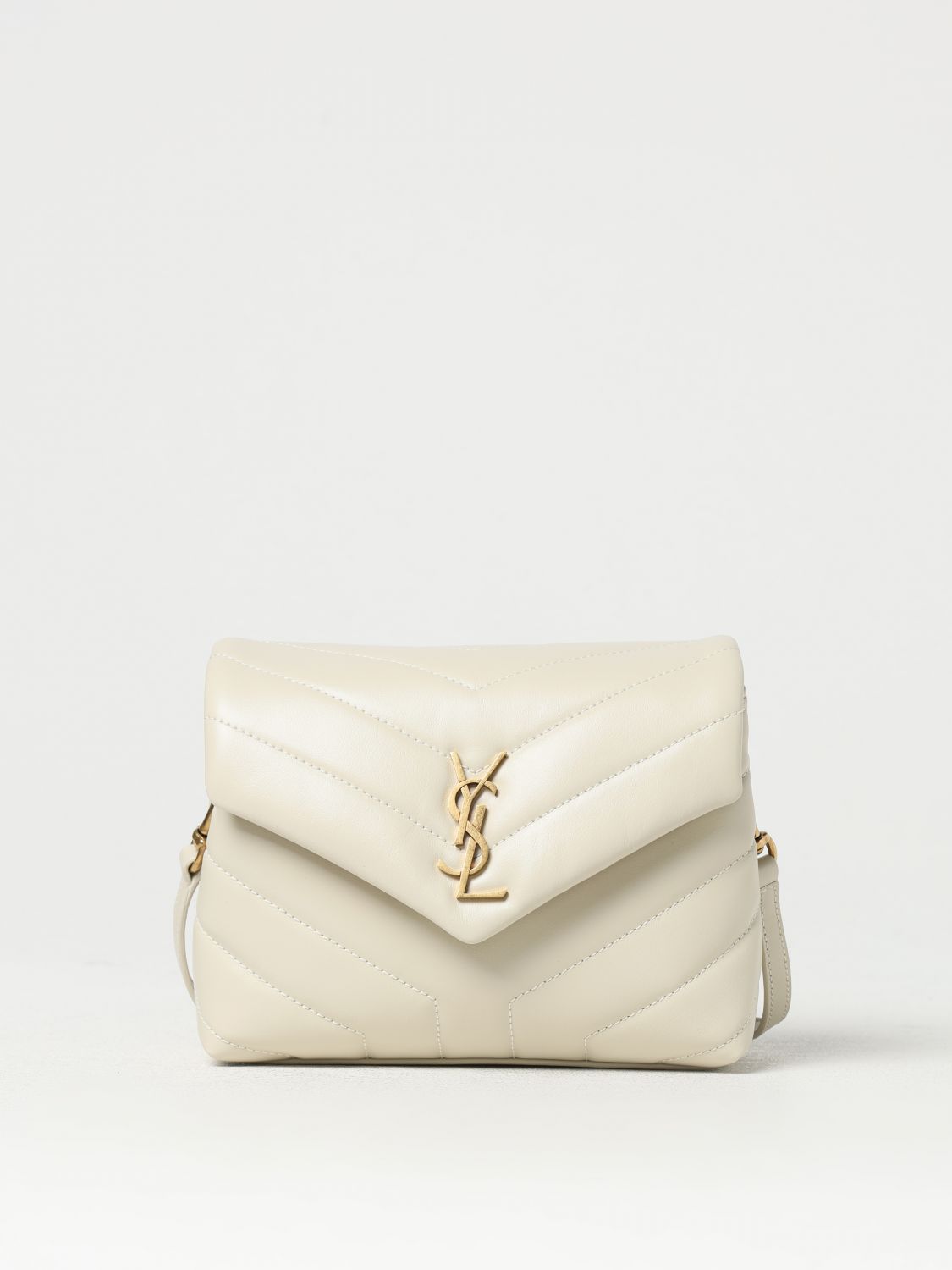 Giglio Borsa Loulou Toy Saint Laurent in pelle chevron