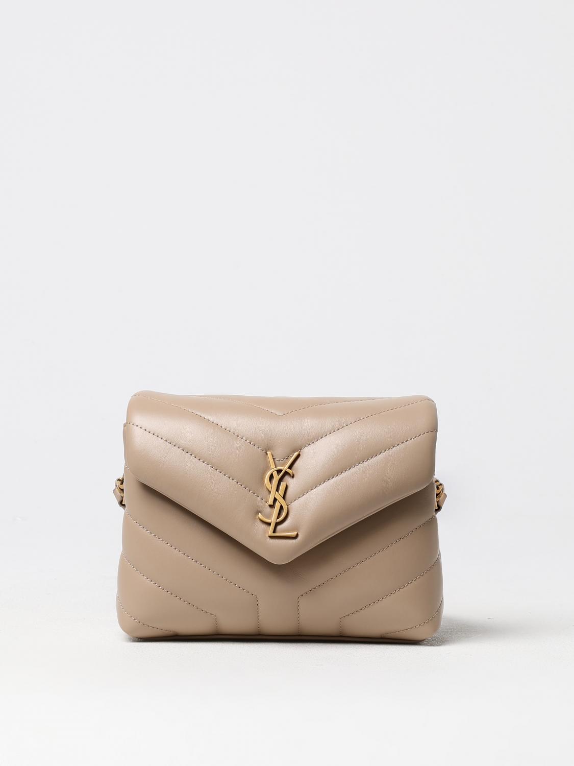 Giglio Borsa Loulou Toy Saint Laurent in pelle chevron