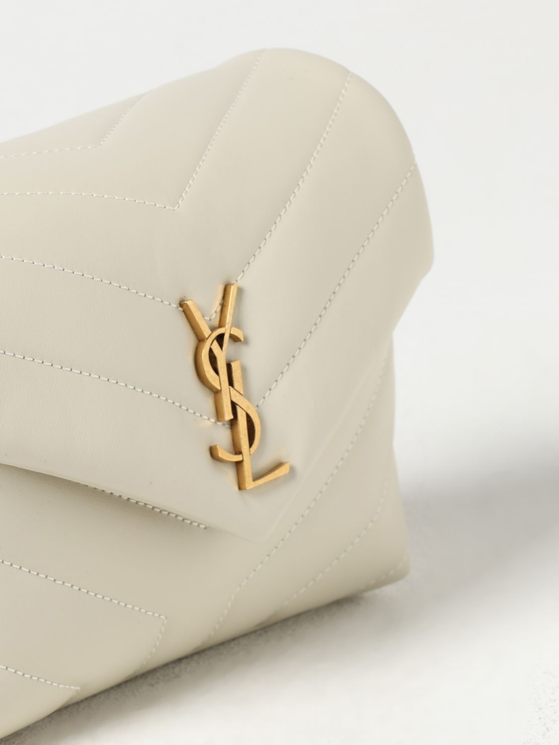 Giglio Borsa Loulou Toy Saint Laurent In Pelle Chevron