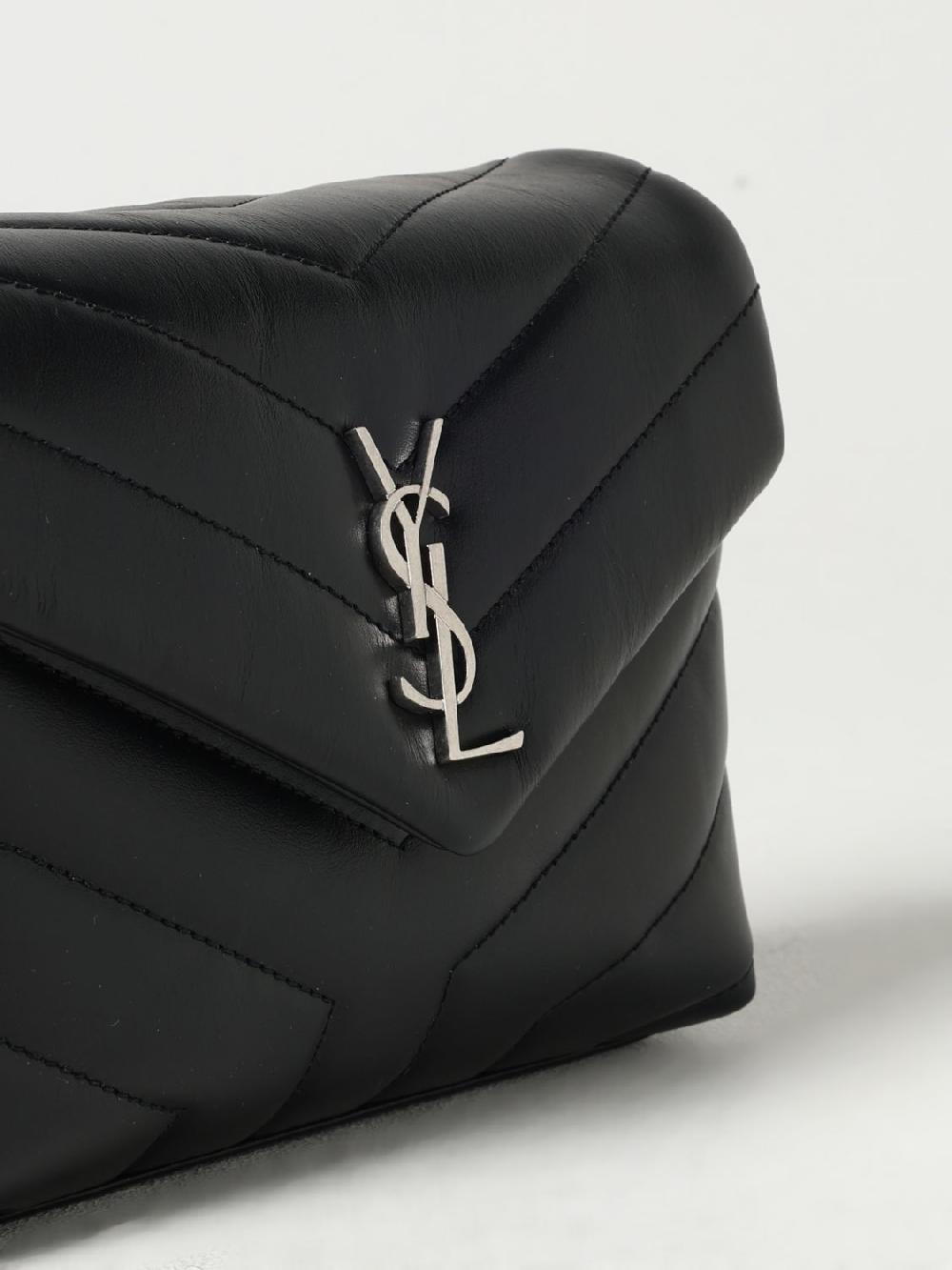 Giglio Borsa LouLou Toy Saint Laurent In Pelle Trapuntata Chevron