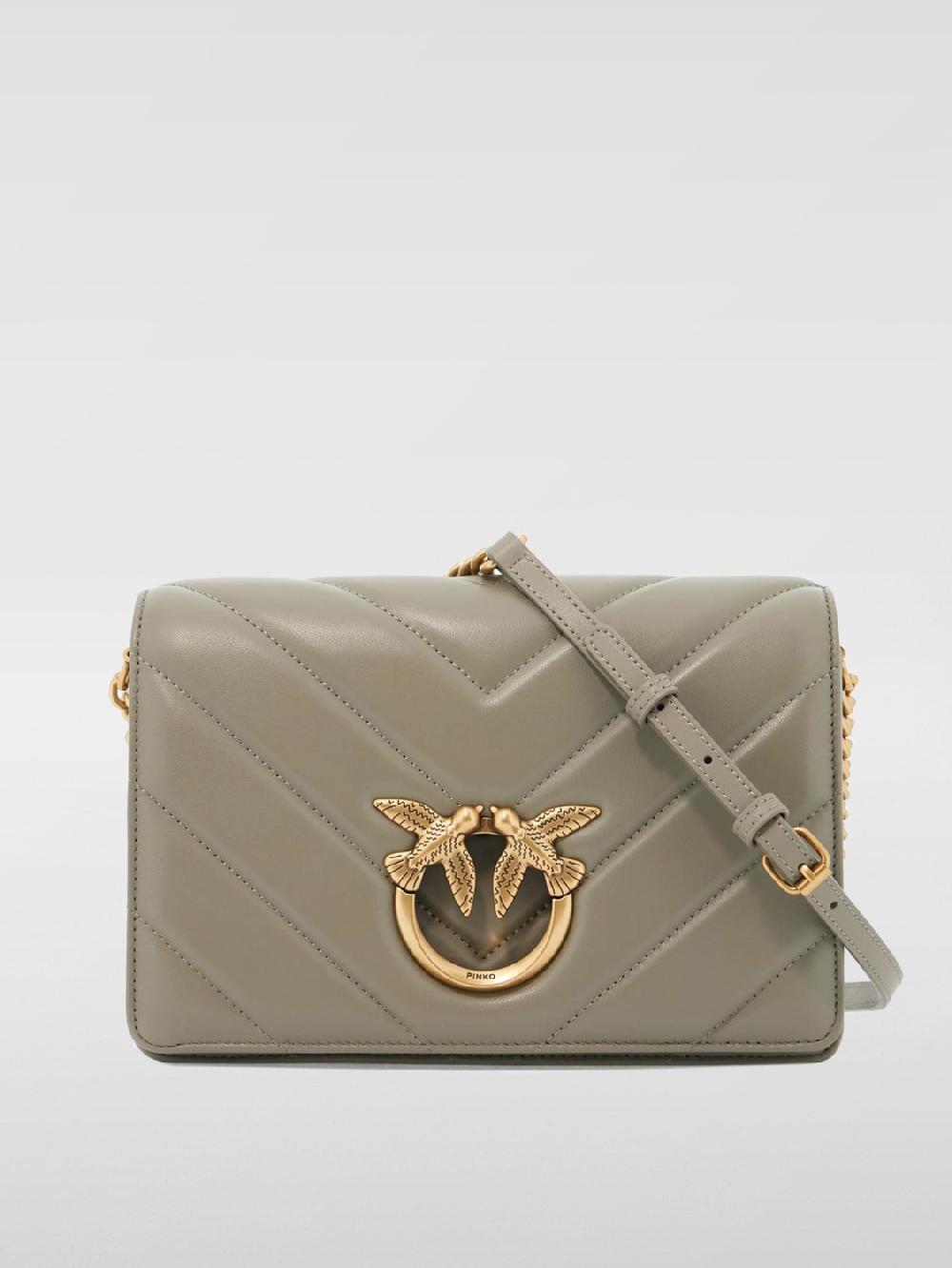 Giglio Borsa Love Click Classic Pinko in pelle chevron