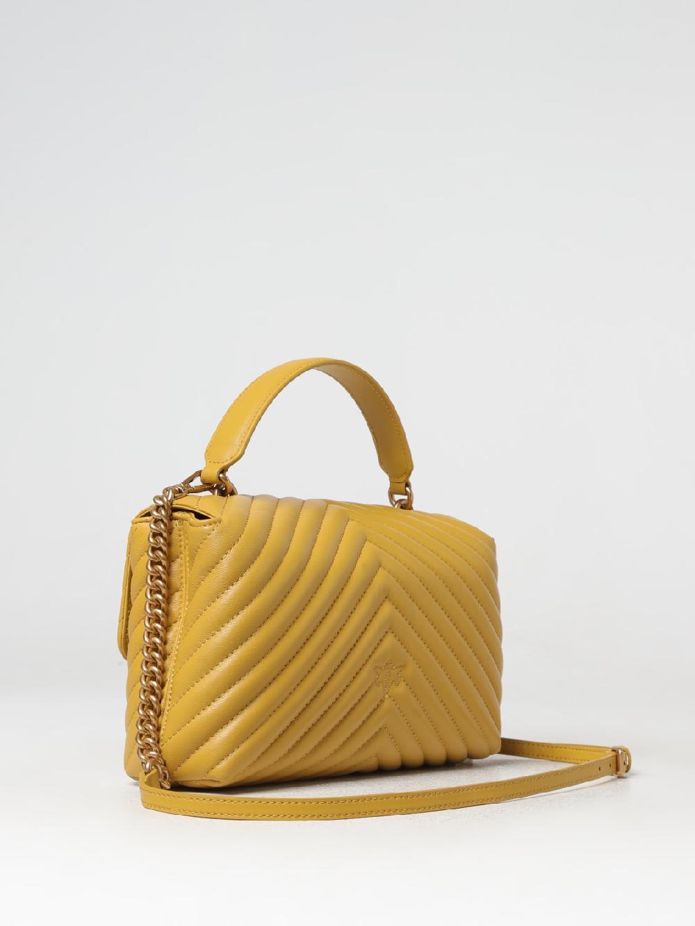 Giglio Borsa Love Lafy Puff Pinko In Nappa Trapuntata Chevron