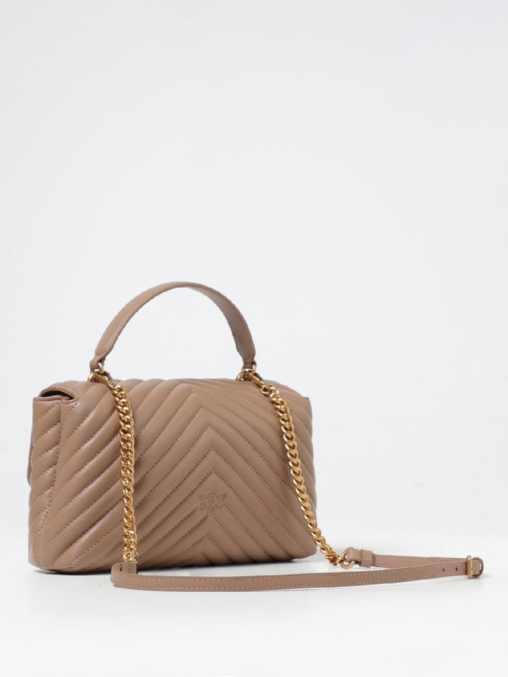 Giglio Borsa Love Lafy Puff Pinko In Nappa Trapuntata Chevron