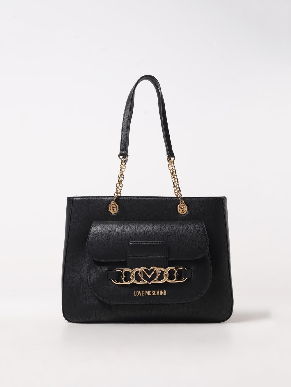 Giglio Borsa Love Moschino in pelle sintetica a grana