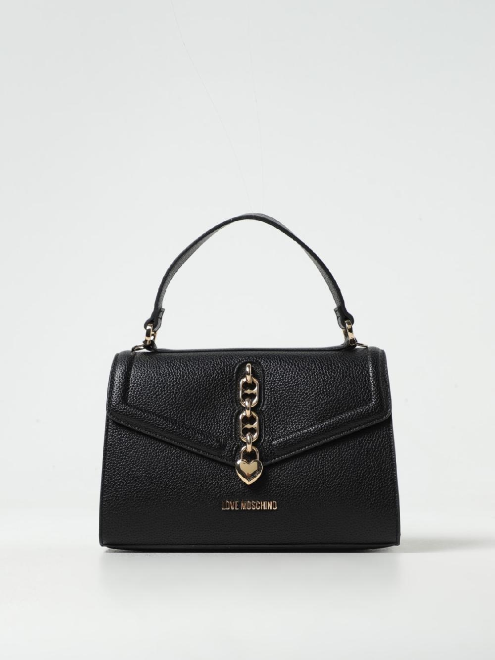 Giglio Borsa Love Moschino in pelle sintetica a grana