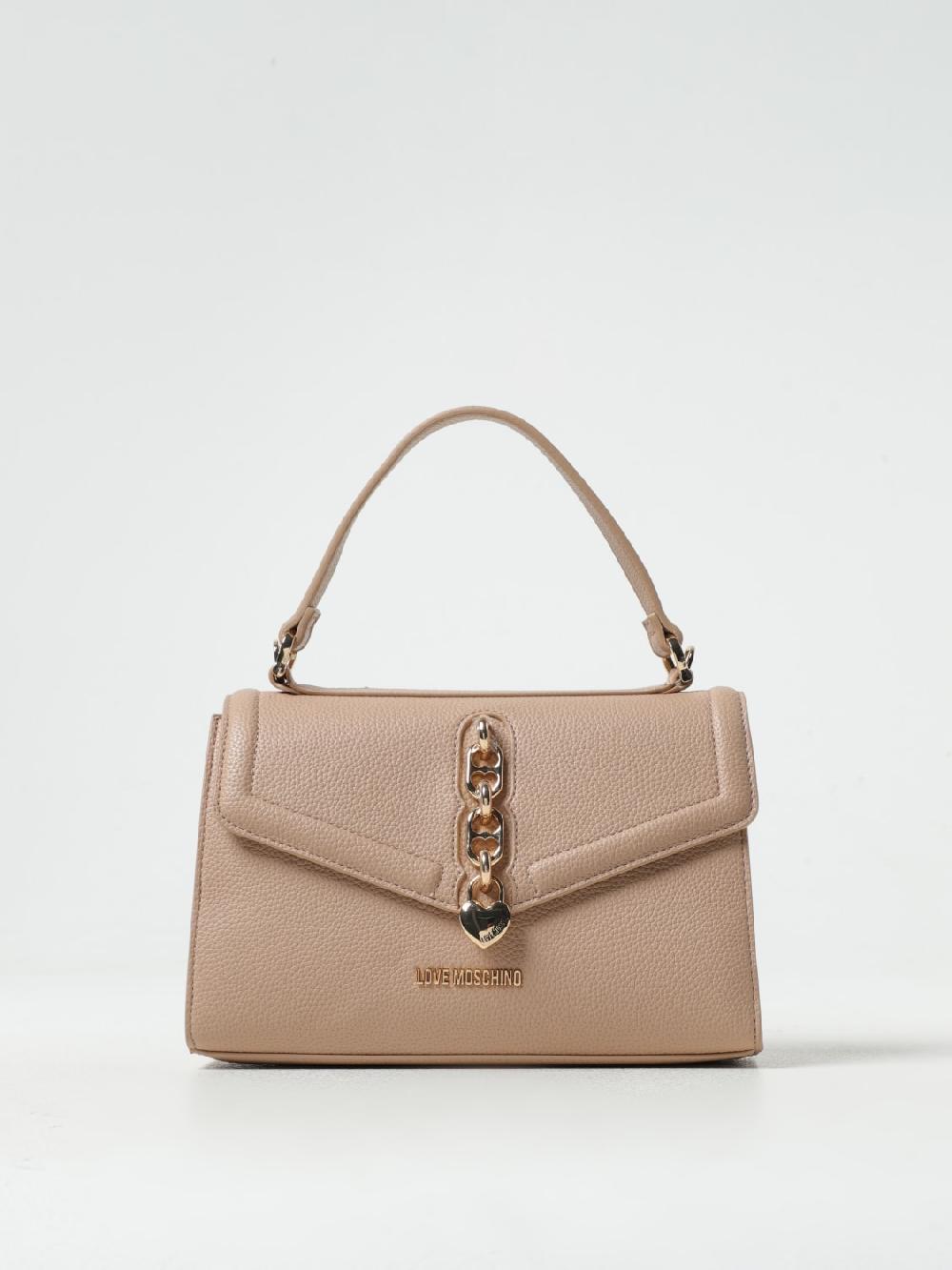 Giglio Borsa Love Moschino in pelle sintetica a grana