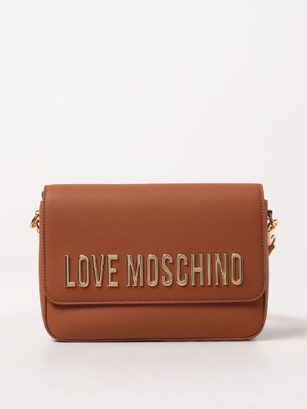 Giglio Borsa Love Moschino in pelle sintetica con logo